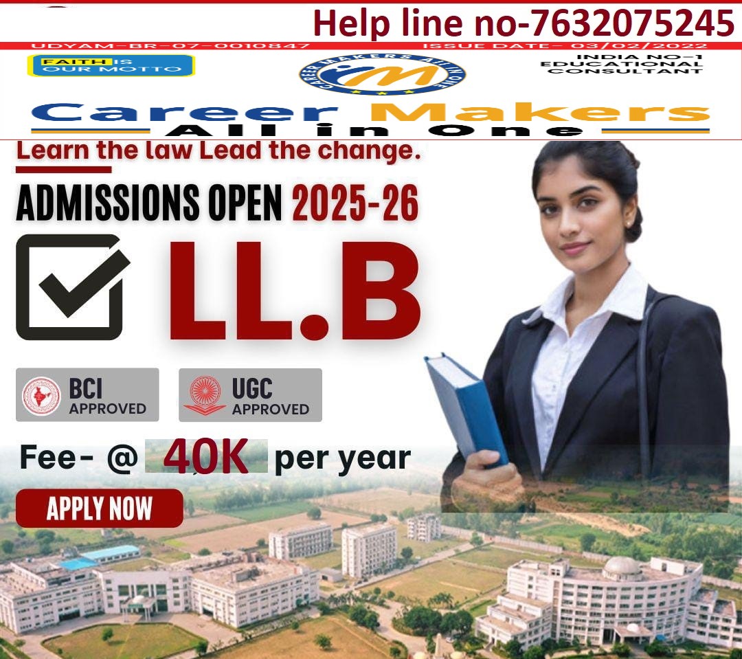 LLB ADMISSION OPEN 2026-29