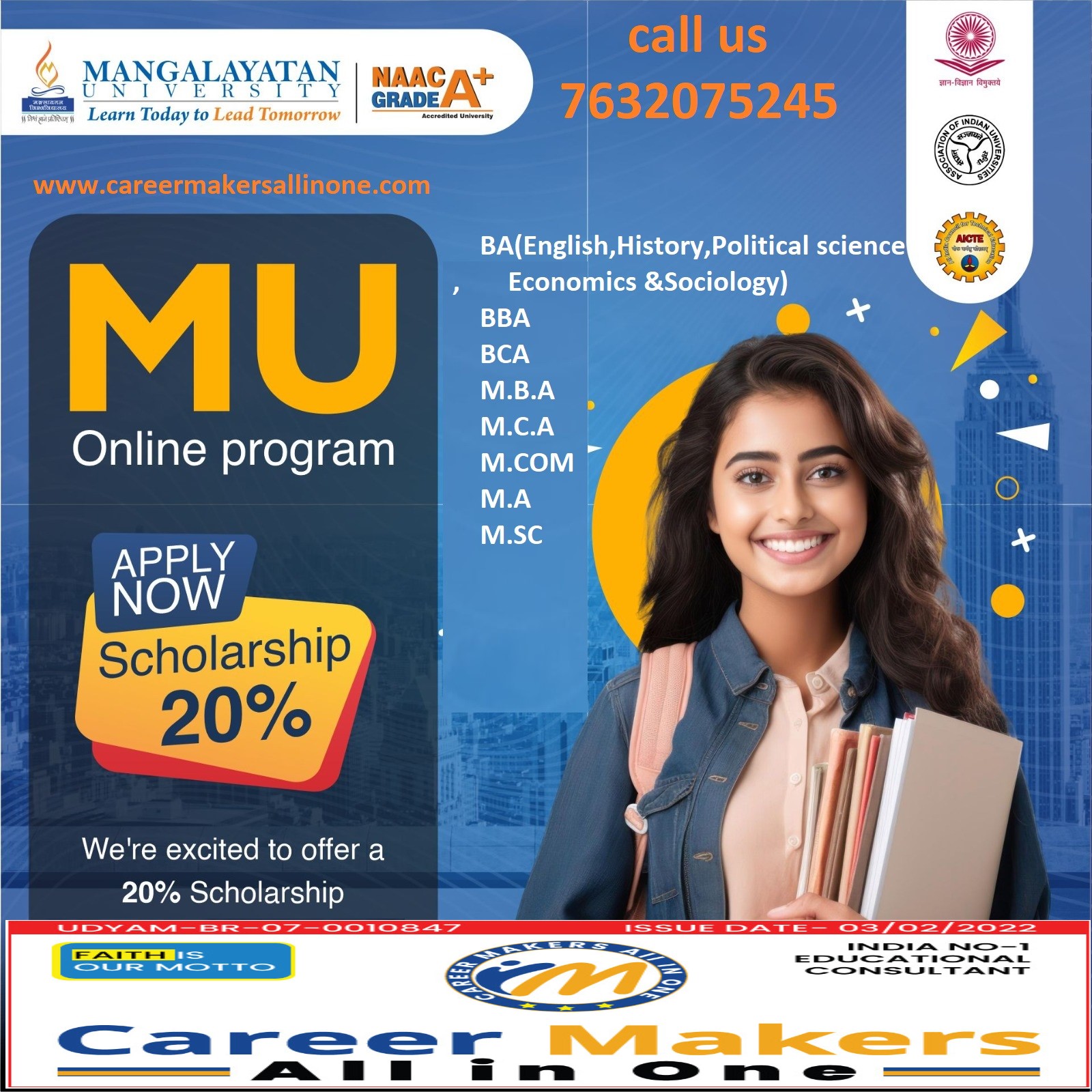 ONLINE EDUCATION BBA ,MBA,BCA,MCA,BCOM,MCOM,BA,MA,BLIS,MLIS